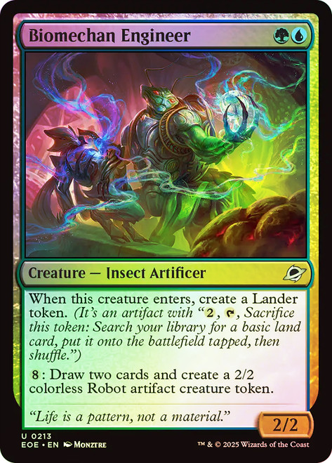 Biomechan Engineer\nEdge of Eternities\nSingle\nMagic The Gathering