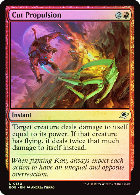 Cut Propulsion\nEdge of Eternities\nSingle\nMagic The Gathering