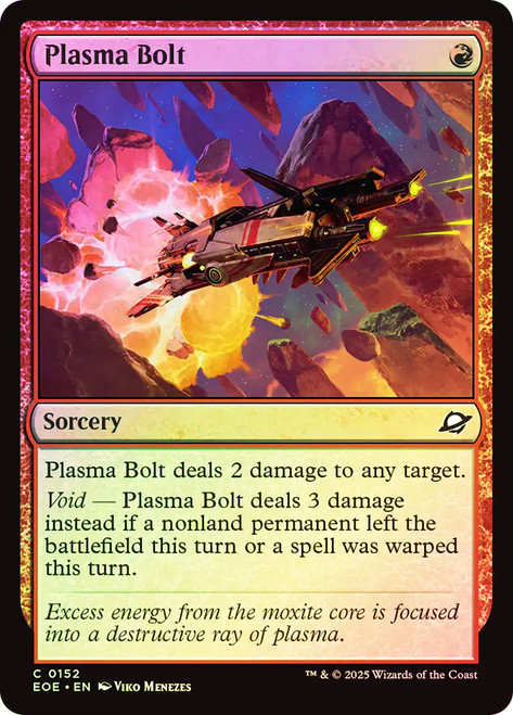Plasma Bolt\nEdge of Eternities\nSingle\nMagic The Gathering