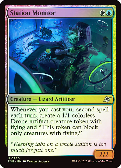 Station Monitor\nEdge of Eternities\nSingle\nMagic The Gathering