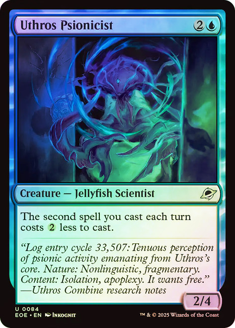 Uthros Psionicist\nEdge of Eternities\nSingle\nMagic The Gathering