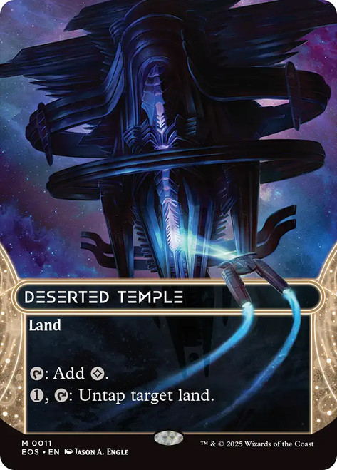 Deserted Temple (#011) (Borderless)\nStellar Sights\nSingle\nMagic The Gathering