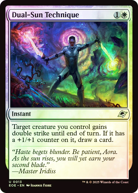 Dual-Sun Technique\nEdge of Eternities\nSingle\nMagic The Gathering