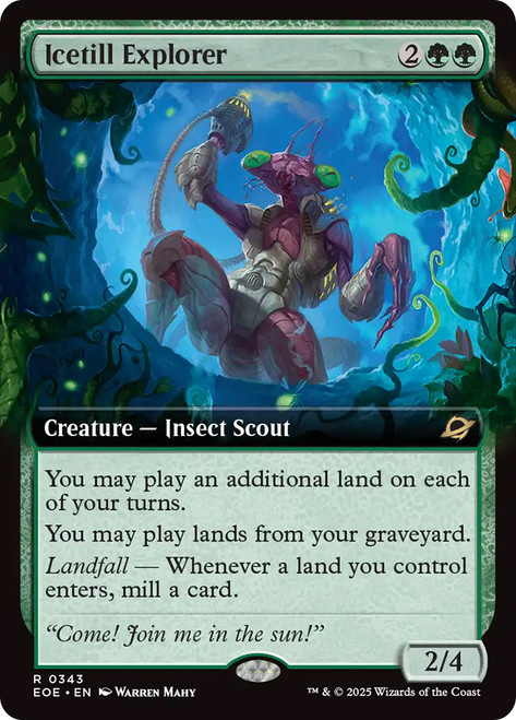 Icetill Explorer (#343) (Extended Art)\nEdge of Eternities - Variants\nSingle\nMagic The Gathering