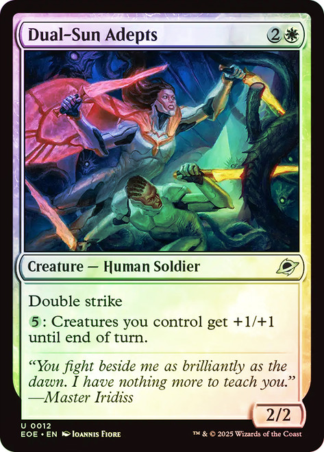 Dual-Sun Adepts\nEdge of Eternities\nSingle\nMagic The Gathering