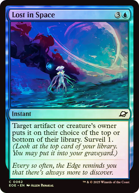 Lost in Space\nEdge of Eternities\nSingle\nMagic The Gathering