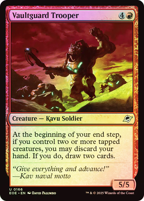 Vaultguard Trooper\nEdge of Eternities\nSingle\nMagic The Gathering
