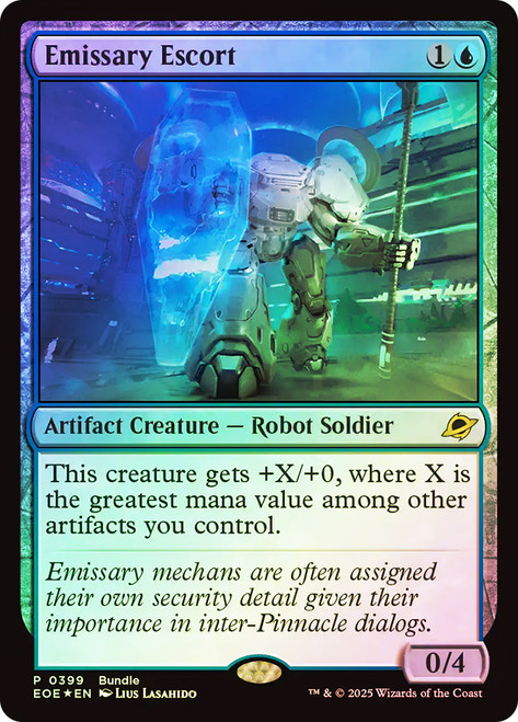Emissary Escort (Bundle)\nPromo: General\nSingle\nMagic The Gathering