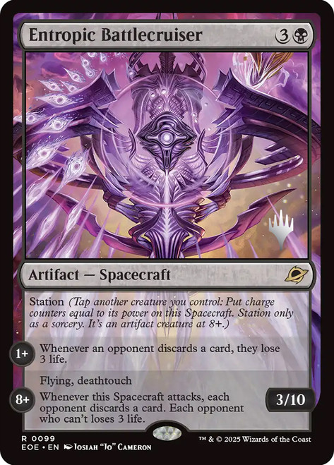Entropic Battlecruiser (Promo Pack) (Edge of Eternities)\nPromo: Planeswalker Stamped\nSingle\nMagic The Gathering