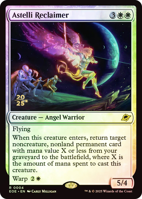 Astelli Reclaimer (Prerelease) (Edge of Eternities)\nPromo: Date Stamped\nSingle\nMagic The Gathering