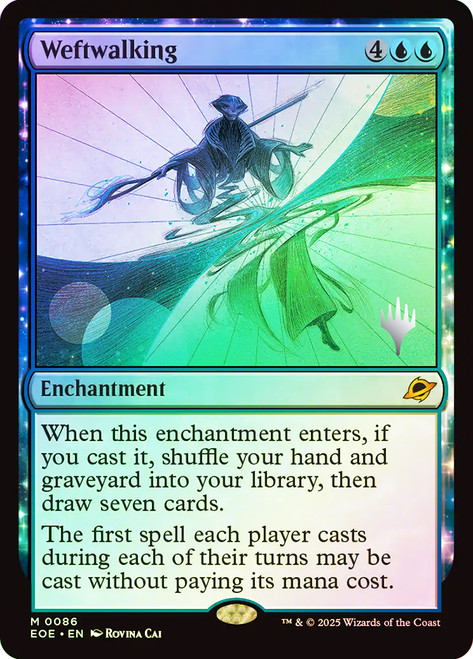 Weftwalking (Promo Pack) (Edge of Eternities)\nPromo: Planeswalker Stamped\nSingle\nMagic The Gathering