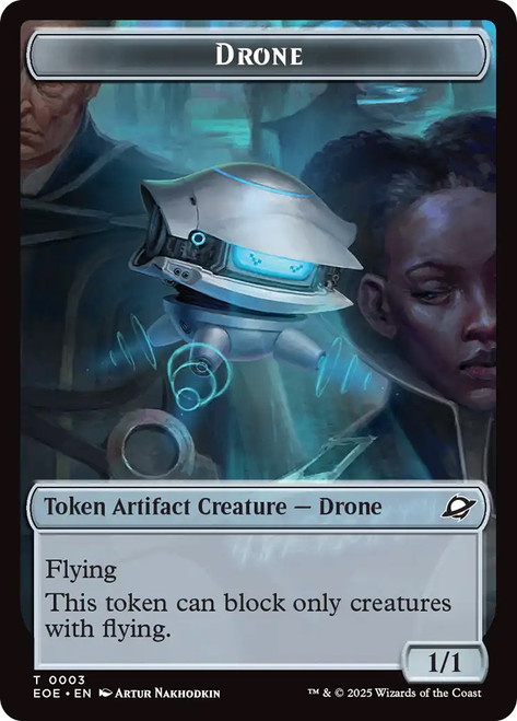{Drone Token} // {Lander Token} (#006)\nEdge of Eternities\nSingle\nMagic The Gathering
