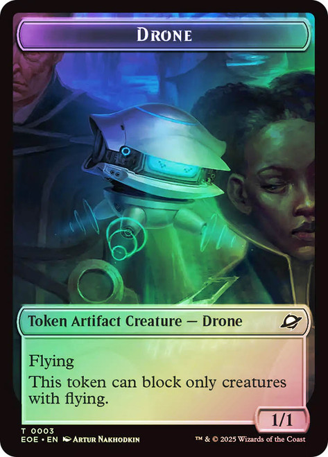 {Drone Token} // {Lander Token} (#005)\nEdge of Eternities\nSingle\nMagic The Gathering