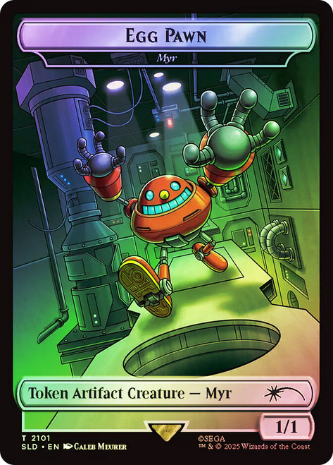 Myr Token} (Egg Pawn) (Sonic the Hedgehog) | Secret Lair Drop