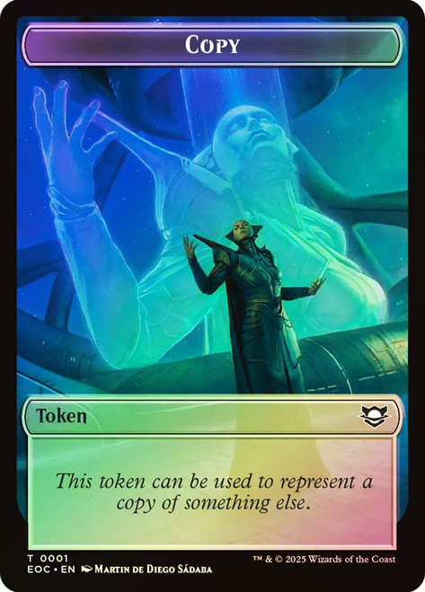 {Copy Token} // {Golem Token} (#012) (3/3)\nEdge of Eternities Commander\nSingle\nMagic The Gathering