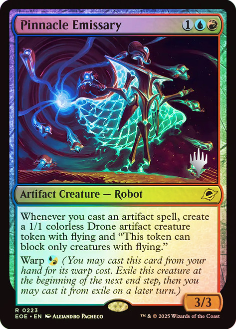 Pinnacle Emissary (Promo Pack) (Edge of Eternities)\nPromo: Planeswalker Stamped\nSingle\nMagic The Gathering