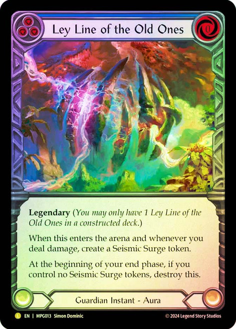 Ley Line of the Old Ones
Mastery Pack Guardian
Single
Flesh and Blood