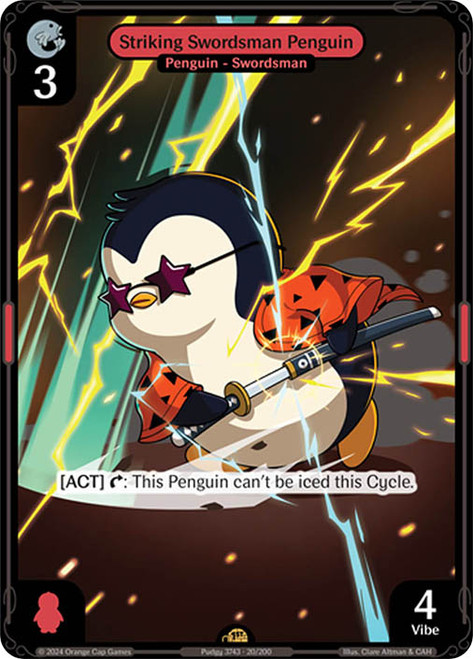 Striking Swordsman Penguin
Enter the Huddle
Single
Vibes