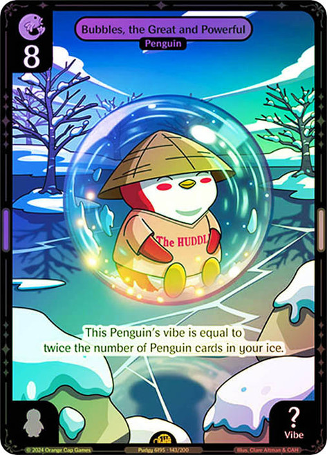 Bubbles, the Great and Powerful
Enter the Huddle
Single
Vibes