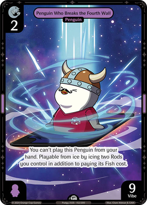 Penguin Who Breaks the Fourth Wall
Enter the Huddle
Single
Vibes