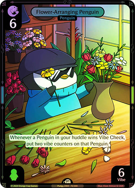 Flower-Arranging Penguin
Enter the Huddle
Single
Vibes