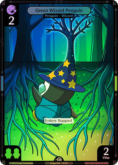 Green Wizard Penguin | Enter the Huddle | Star City Games