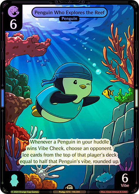 Penguin Who Explores the Reef
Enter the Huddle
Single
Vibes