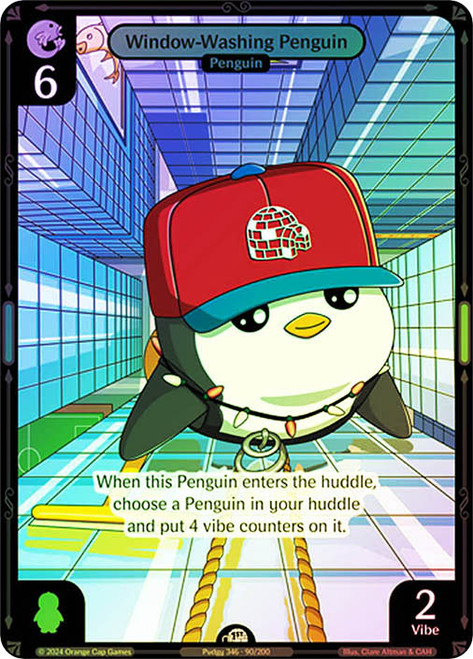 Window-Washing Penguin
Enter the Huddle
Single
Vibes