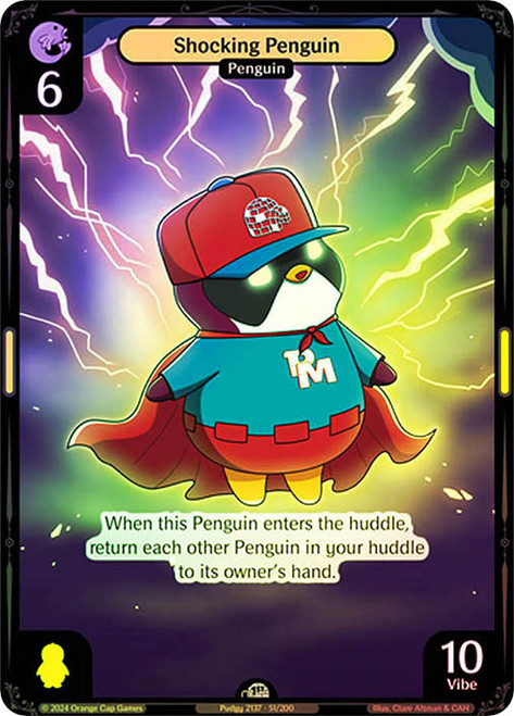 Shocking Penguin
Enter the Huddle
Single
Vibes