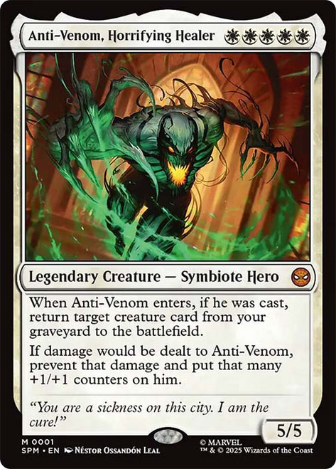 Anti-Venom, Horrifying Healer\nMarvel's Spider-Man\nSingle\nMagic The Gathering