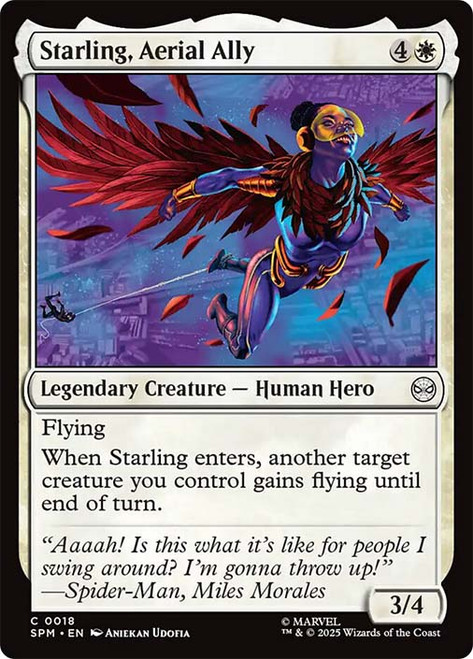Starling, Aerial Ally\nMarvel's Spider-Man\nSingle\nMagic The Gathering