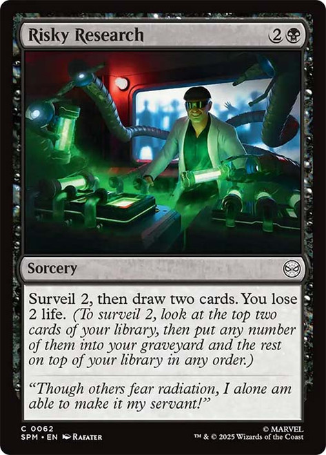 Risky Research\nMarvel's Spider-Man\nSingle\nMagic The Gathering