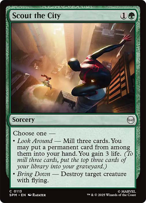 Scout the City\nMarvel's Spider-Man\nSingle\nMagic The Gathering