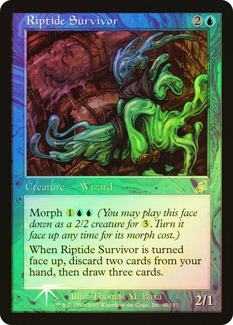 Riptide Survivor\nScourge\nSingle\nMagic The Gathering