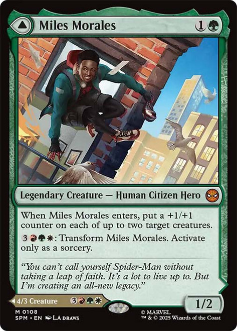 Miles Morales // Ultimate Spider-Man\nMarvel's Spider-Man\nSingle\nMagic The Gathering