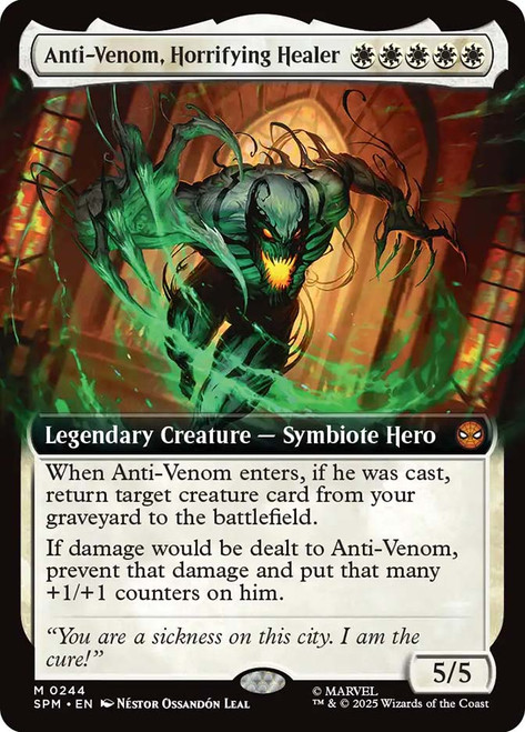 Anti-Venom, Horrifying Healer (Extended Art)\nMarvel's Spider-Man - Variants\nSingle\nMagic The Gathering