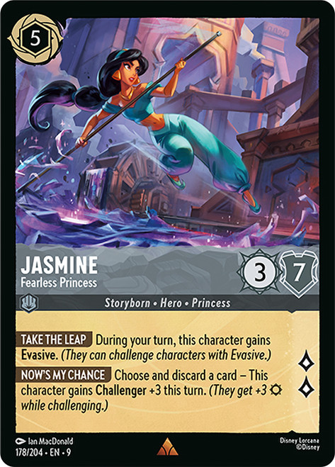 Jasmine - Fearless Princess
Fabled
Single
Lorcana