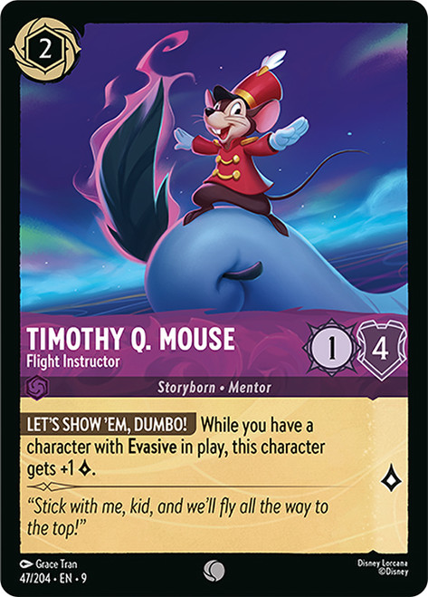Timothy Q. Mouse - Flight Instructor
Fabled
Single
Lorcana