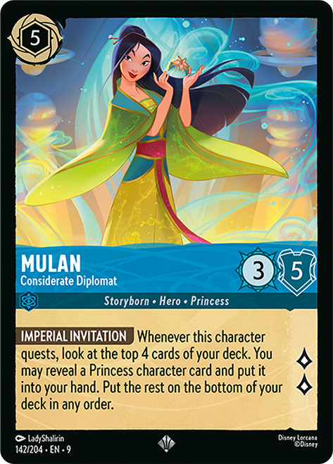 Mulan - Considerate Diplomat
Fabled
Single
Lorcana