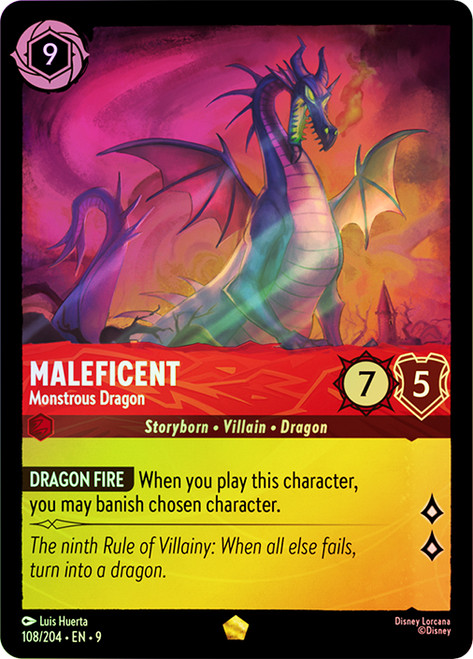 Maleficent - Monstrous Dragon (D23 Expo) | Promotional Cards