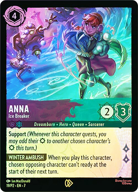 Anna - Ice Breaker (Event Promo)
Promotional Cards
Single
Lorcana