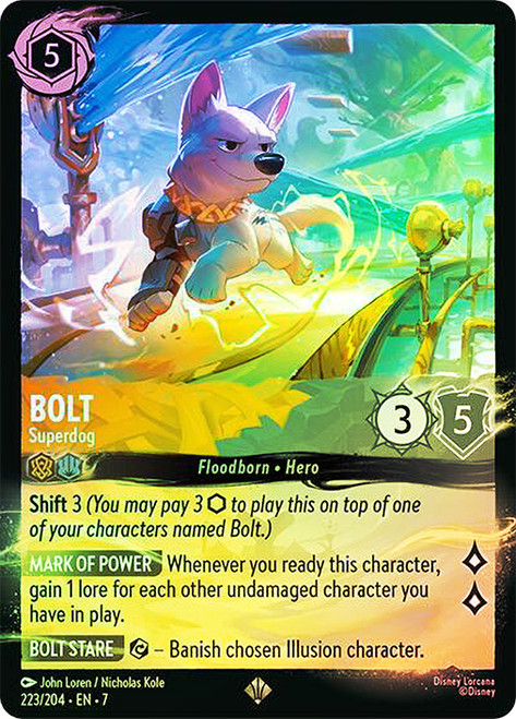 Bolt - Superdog (#223)
Archazia’s Island
Single
Lorcana