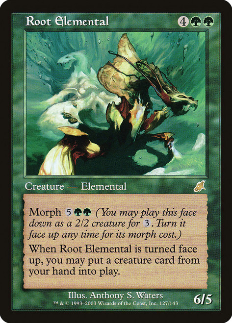 Root Elemental\nScourge\nSingle\nMagic The Gathering