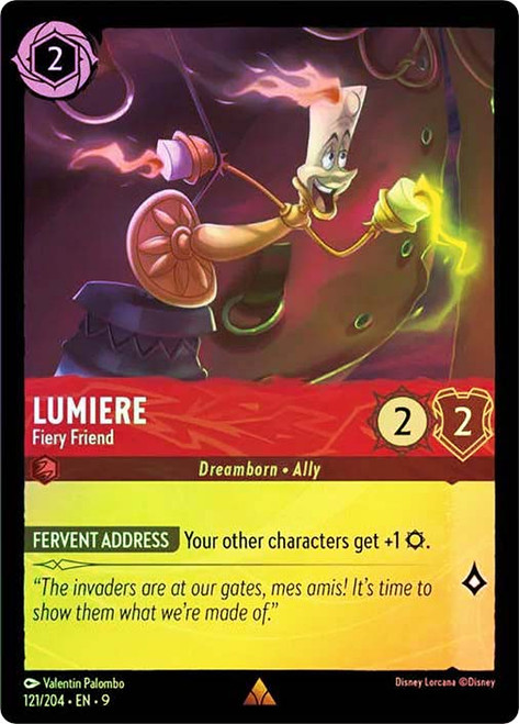 Lumiere - Fiery Friend
Fabled
Single
Lorcana