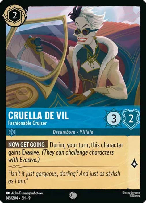 Cruella De Vil - Fashionable Cruiser
Fabled
Single
Lorcana