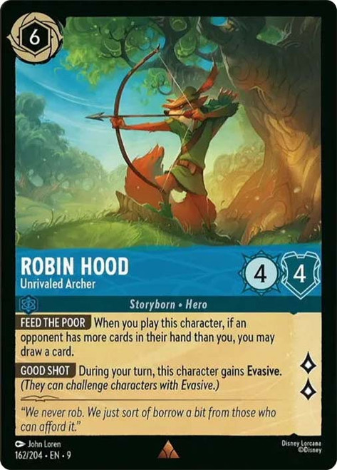 Robin Hood - Unrivaled Archer
Fabled
Single
Lorcana