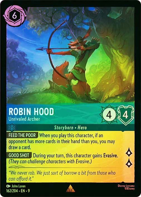 Robin Hood - Unrivaled Archer
Fabled
Single
Lorcana