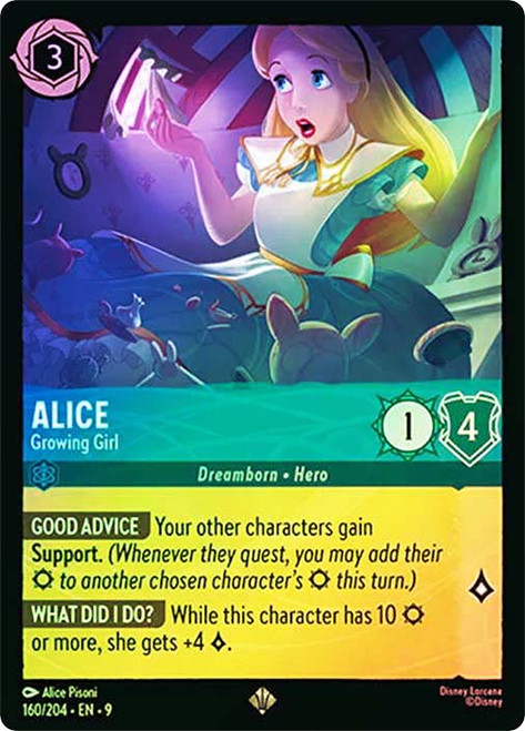 Alice - Growing Girl
Fabled
Single
Lorcana