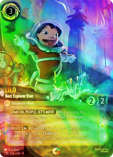 Lilo - Best Explorer Ever (Enchanted)
Fabled
Single
Lorcana