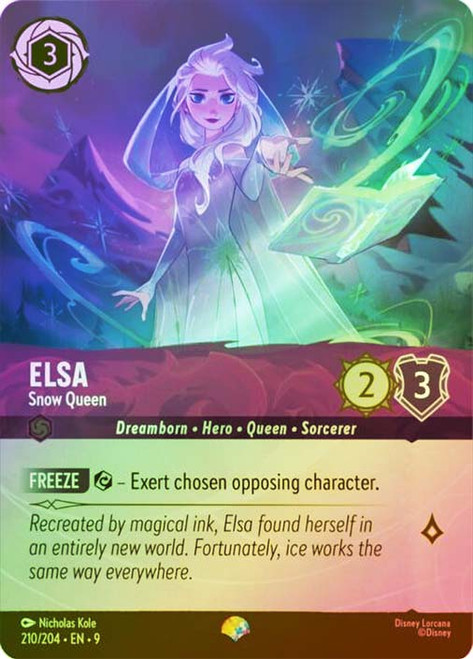 Elsa - Snow Queen (Epic)
Fabled
Single
Lorcana